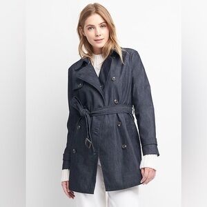 NWT Gap Denim Trench Coat